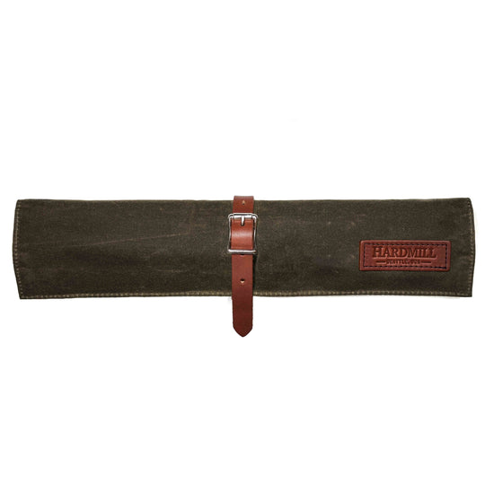 Hardmill Knife Accessories Hardmill Waxed Compact Knife Roll - Dark Oak