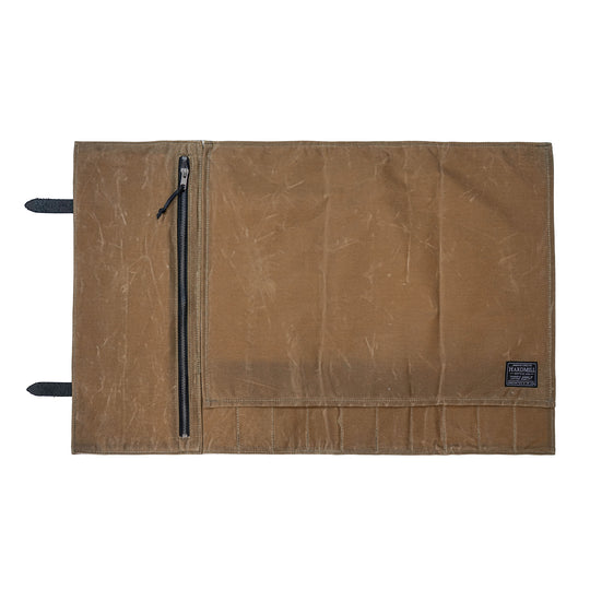 Hardmill Knife Accessories Hardmill Waxed Knife Roll - Field Tan