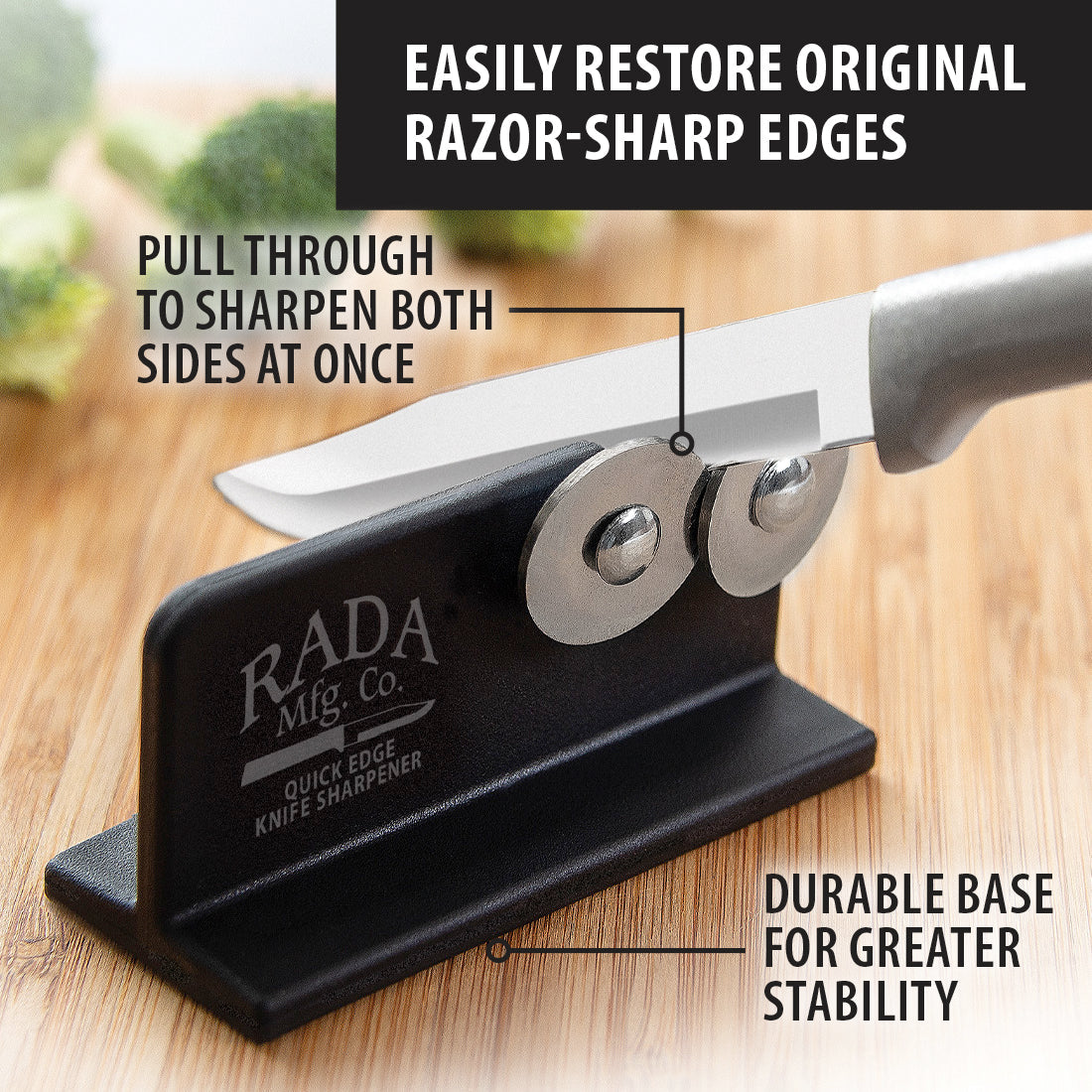 Rada Cutlery Knife Accessories Rada Cutlery Quick Edge Knife Sharpener