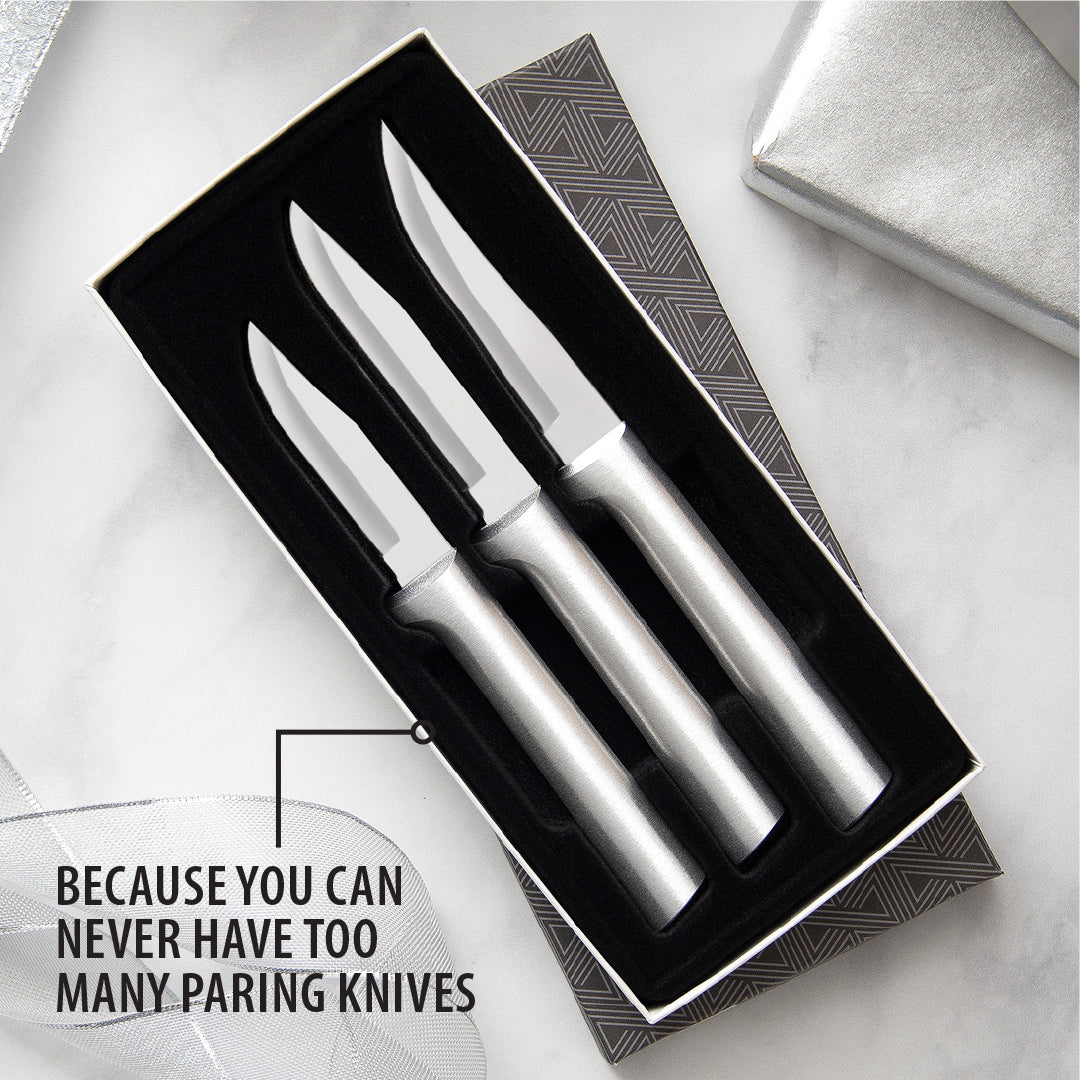 Rada Cutlery Knife Sets Rada Cutlery Paring Knives Set of 3 - Black