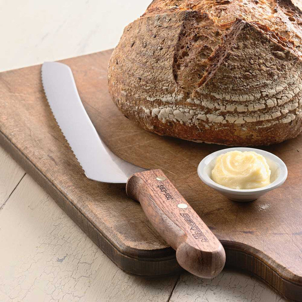 Dexter-Russell Knives Dexter Traditional Scalloped Offset 9" Rosewood Bread Knife