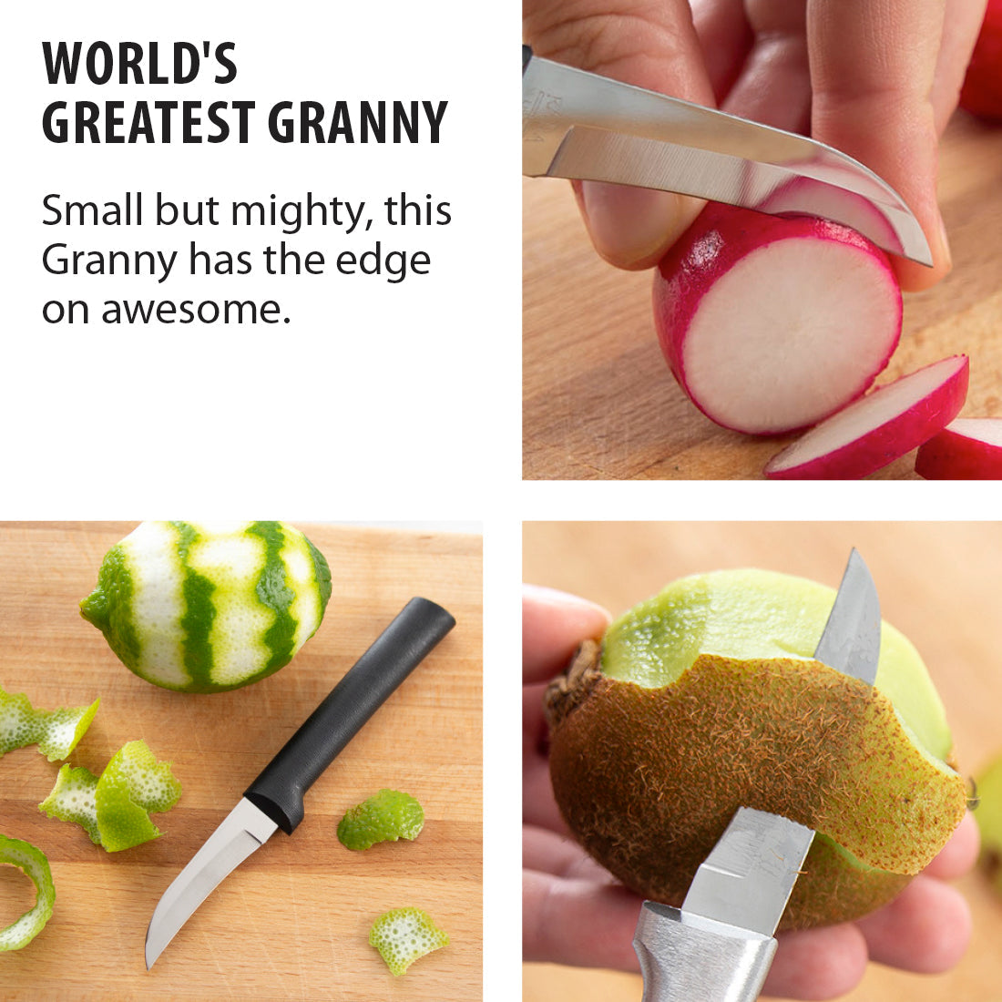 Rada Cutlery Knives Rada Cutlery Granny Paring Knife - Black
