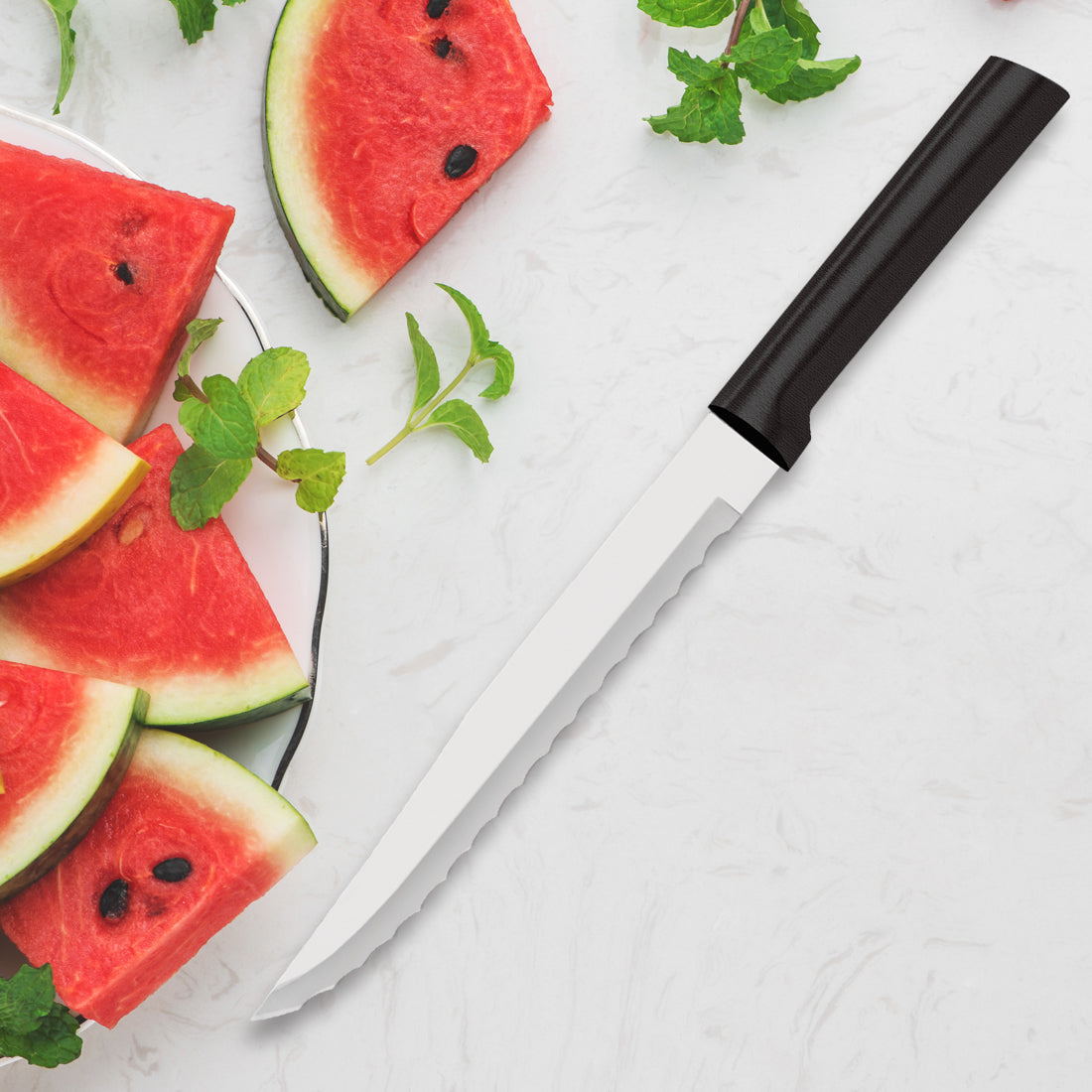 Rada Cutlery Knives Rada Cutlery Serrated Slicer - Black
