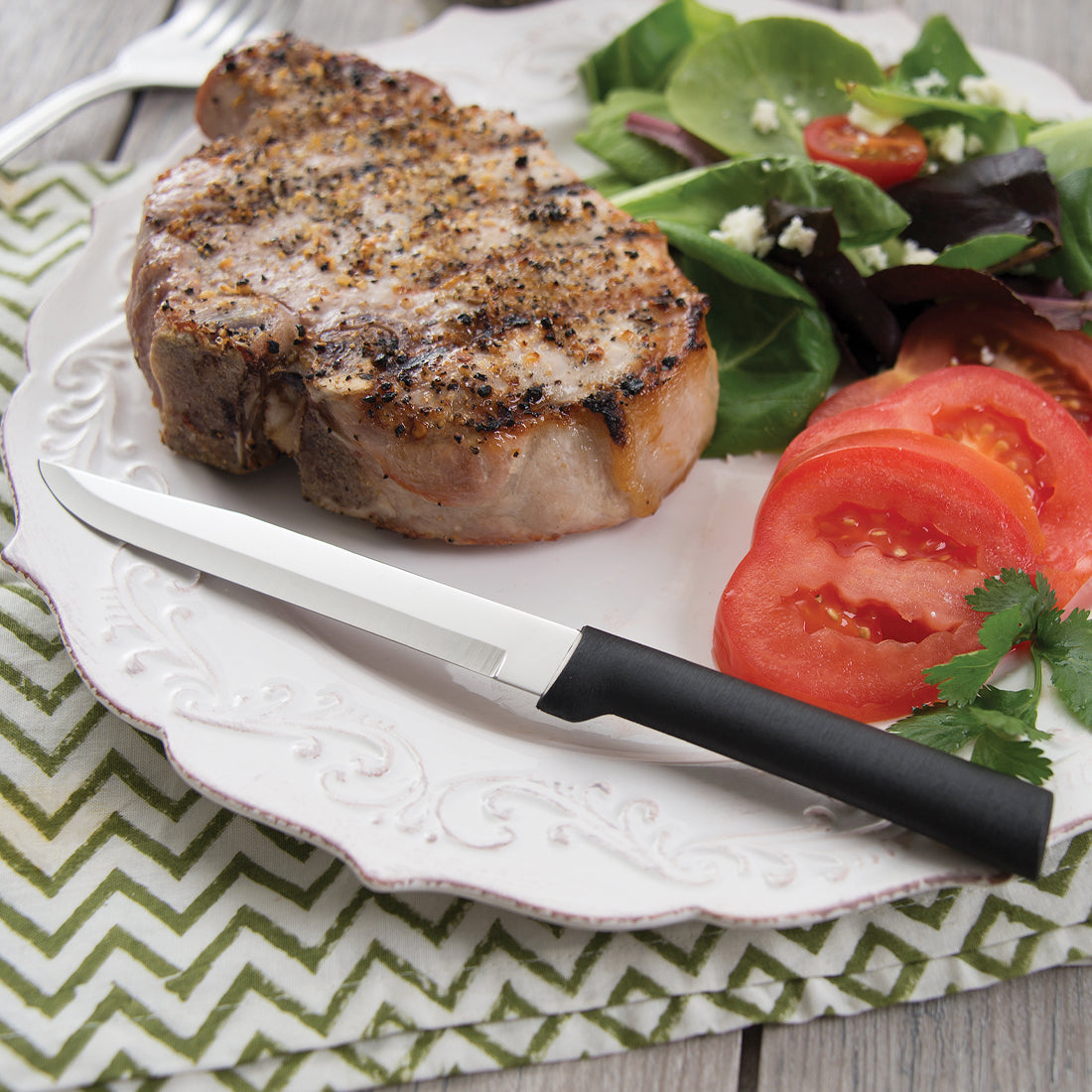 Rada Cutlery Knives Rada Cutlery Utility Steak Knife - Black