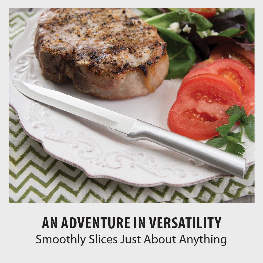 Rada Cutlery Knives Rada Cutlery Utility Steak Knife - Silver