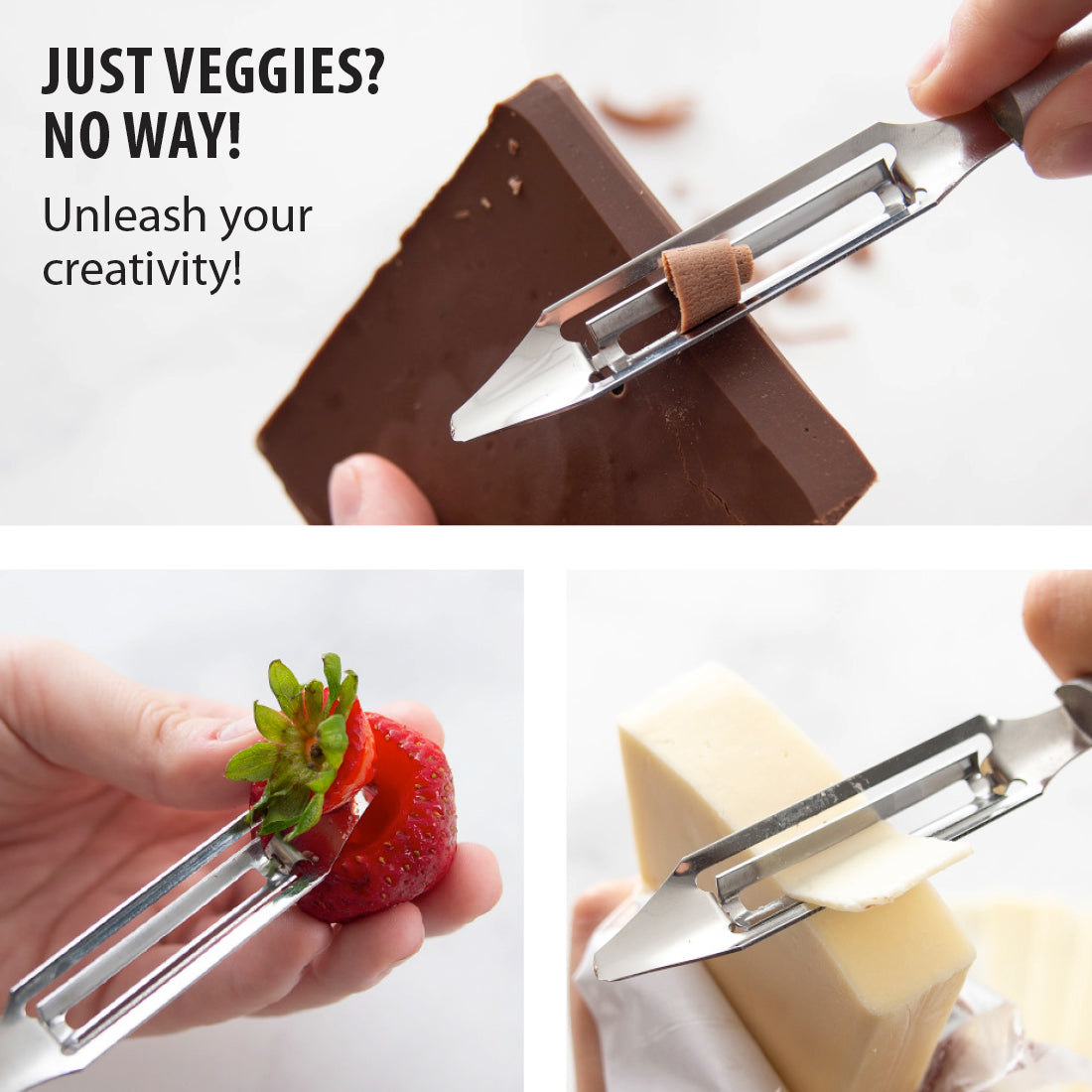 Rada Cutlery Knives Rada Cutlery Vegetable Peeler - Silver