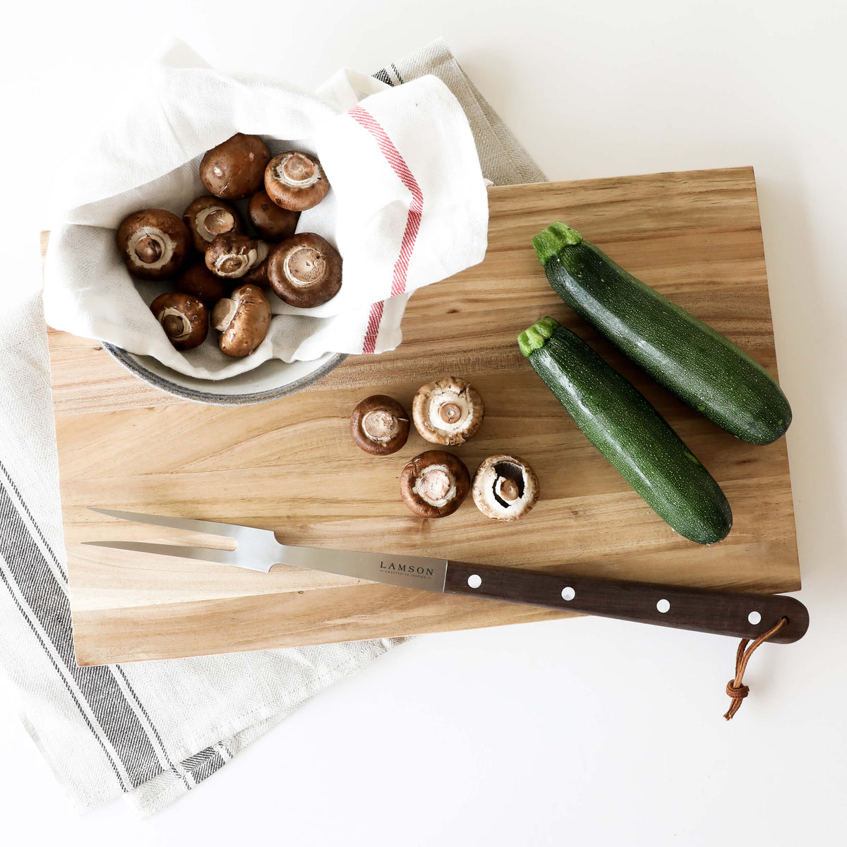 Lamson Lamson Premier 20&quot; BBQ Fork - Walnut Handle