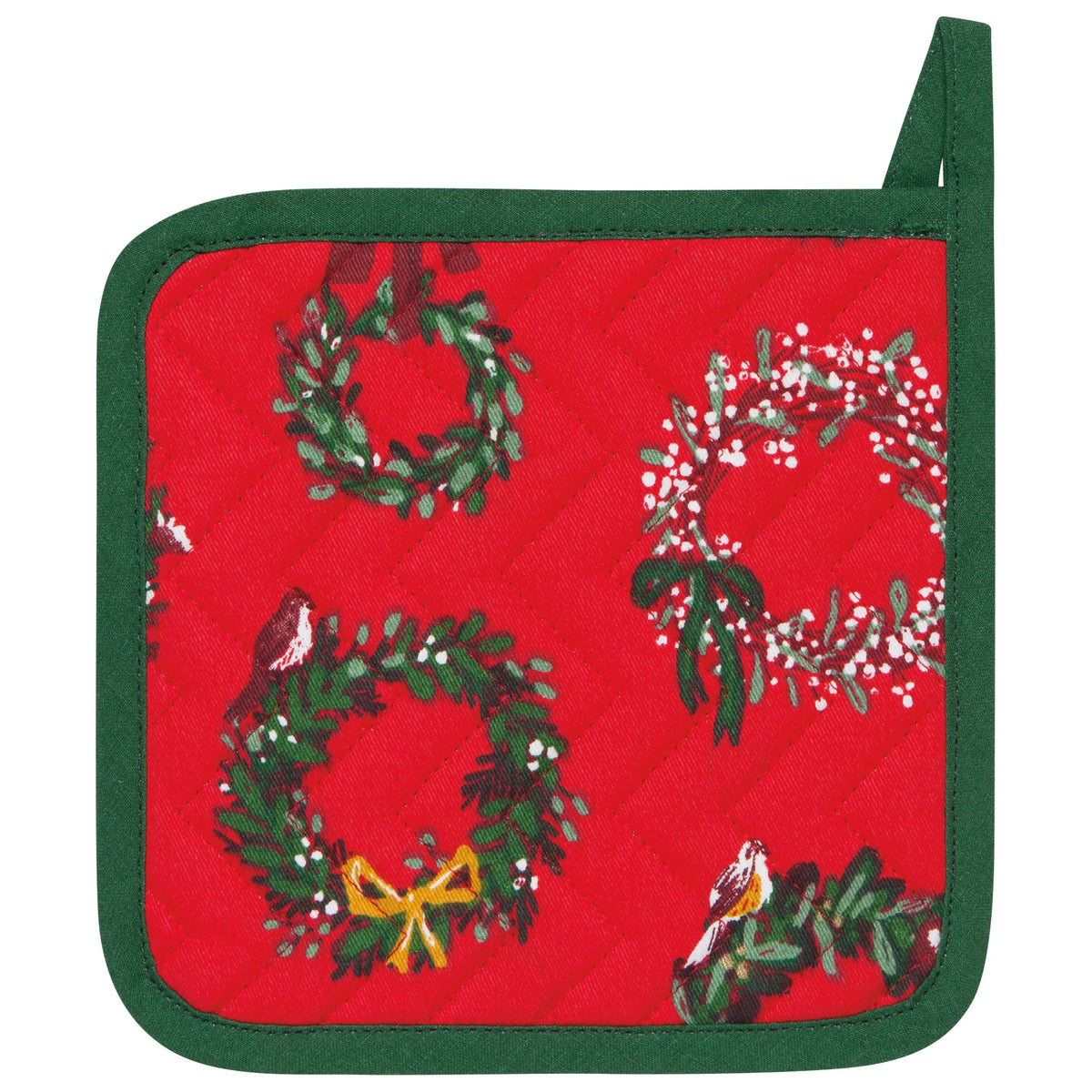 Now Designs Linen Wreaths Chef Potholder