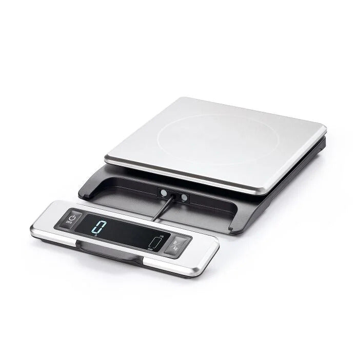 OXO Good Grips Measuring OXO 11 lb Stainless Steel Food Scale with Pull out Display