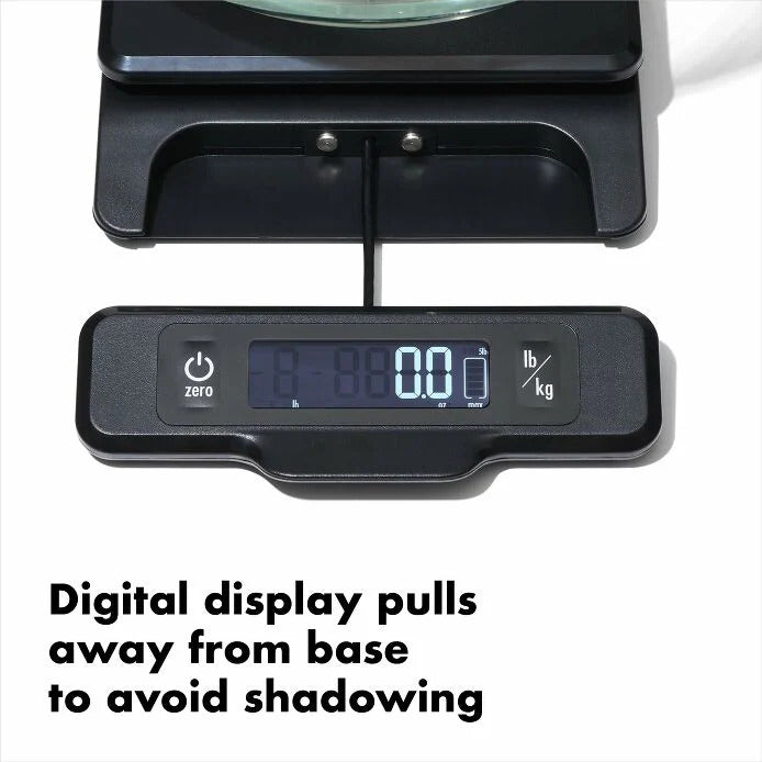 OXO Good Grips Measuring OXO 5 lb Food Scale with Pull-Out Display