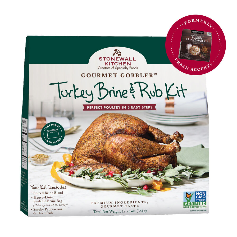 Stonewall Kitchen Meat Stonewall Kitchen Gourmet Gobbler Turkey Brine & Rub Kit