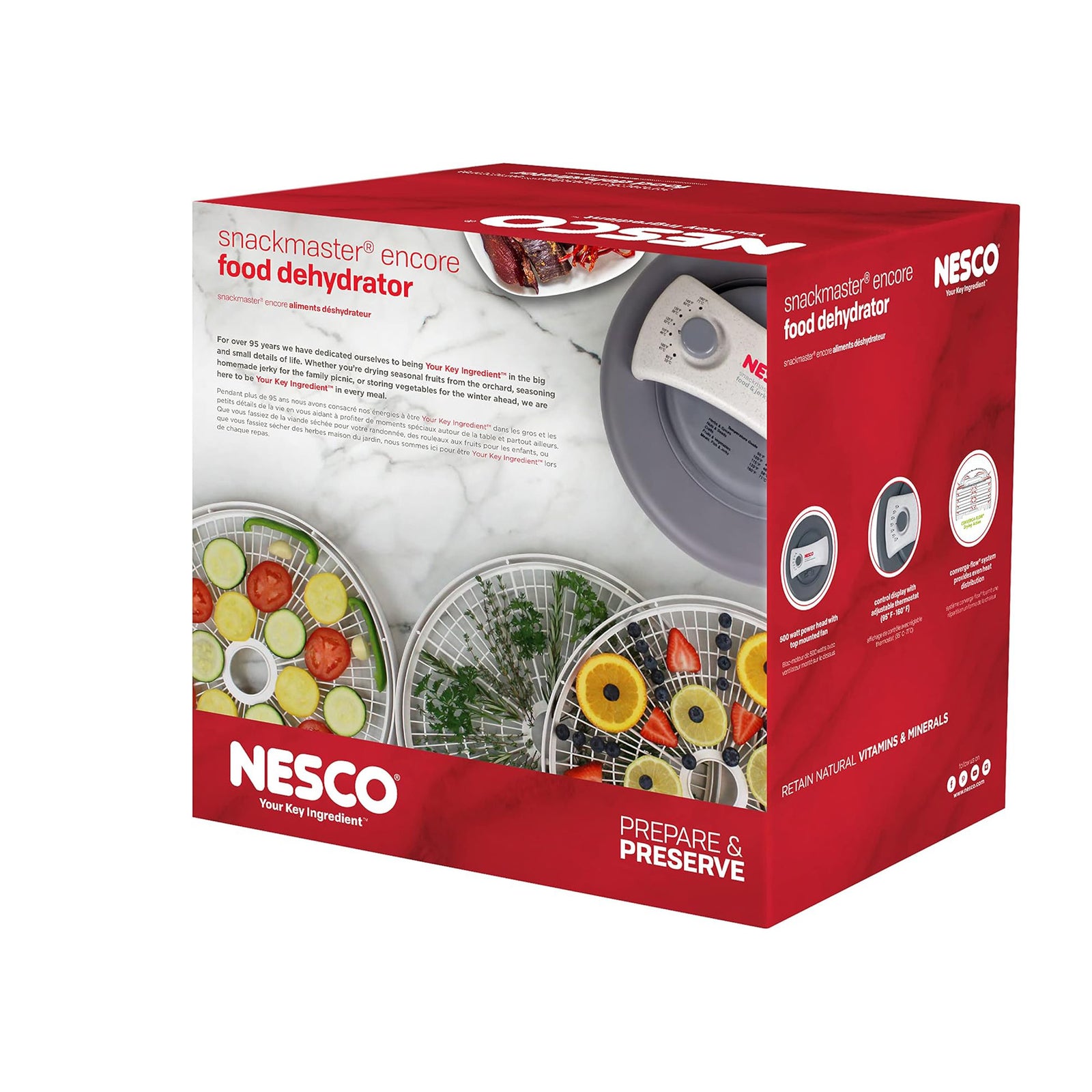 Nesco Misc Canning Nesco Snackmaster Encore Food Dehydrator and Jerky Maker