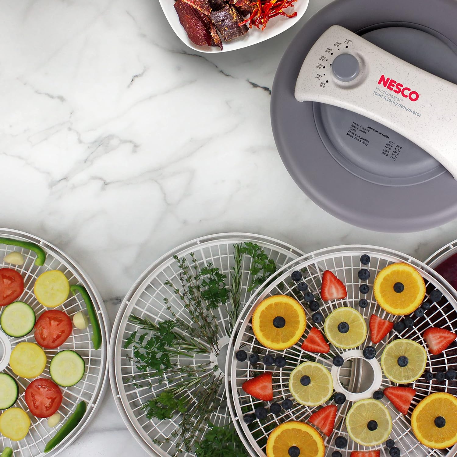 Nesco Misc Canning Nesco Snackmaster Encore Food Dehydrator and Jerky Maker