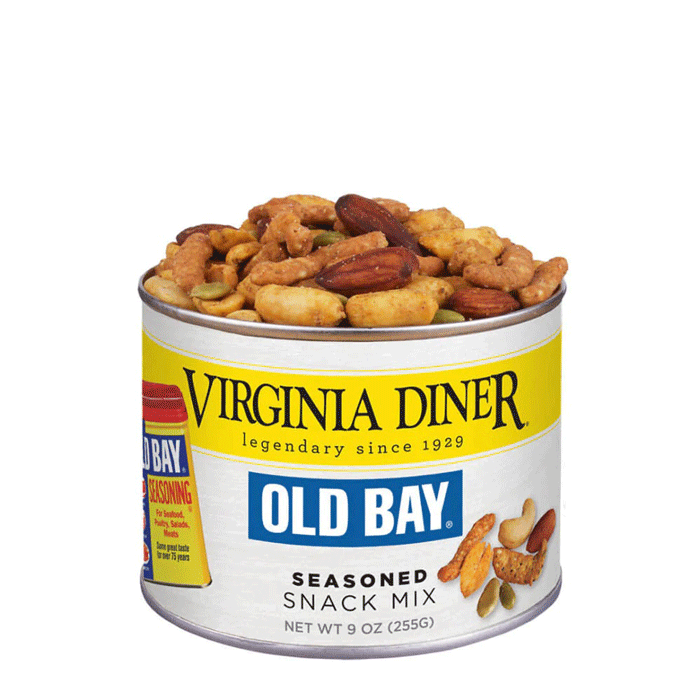Virginia Diner Nuts Old Bay Seasoned Snack Mix 9 oz