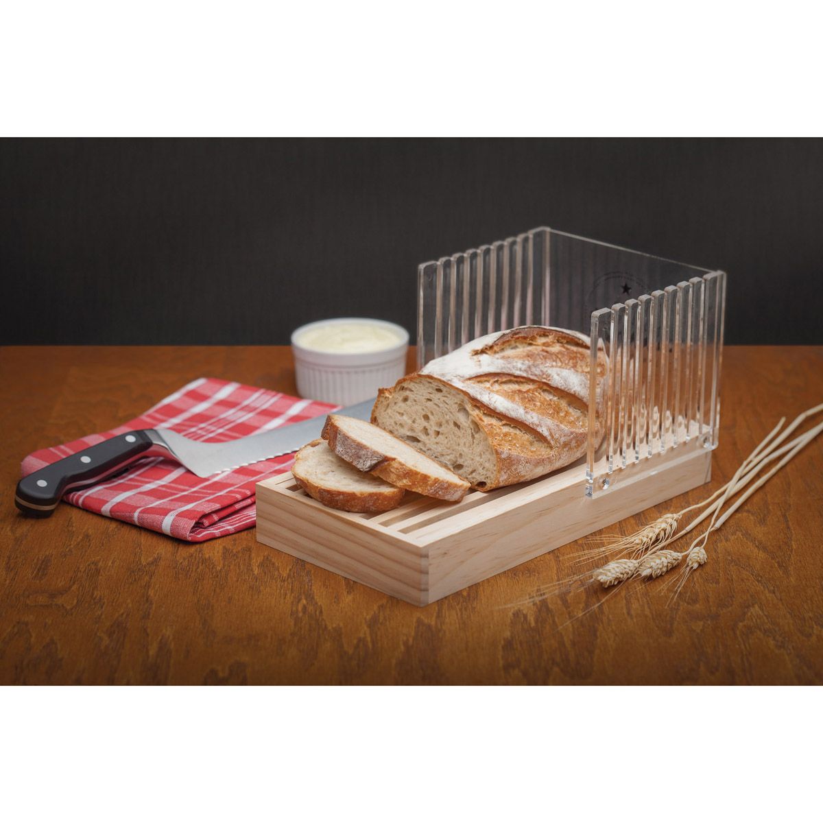 Harold Import Pantryware Mrs. Anderson's Baking Bread Slicing Guide