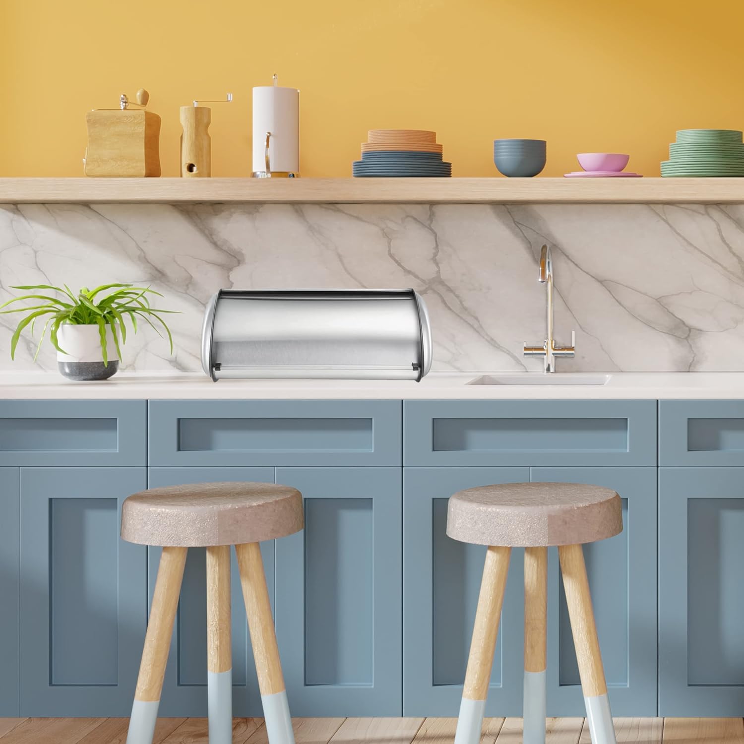 OGGI Pantryware OGGI Stainless Steel Bread Box