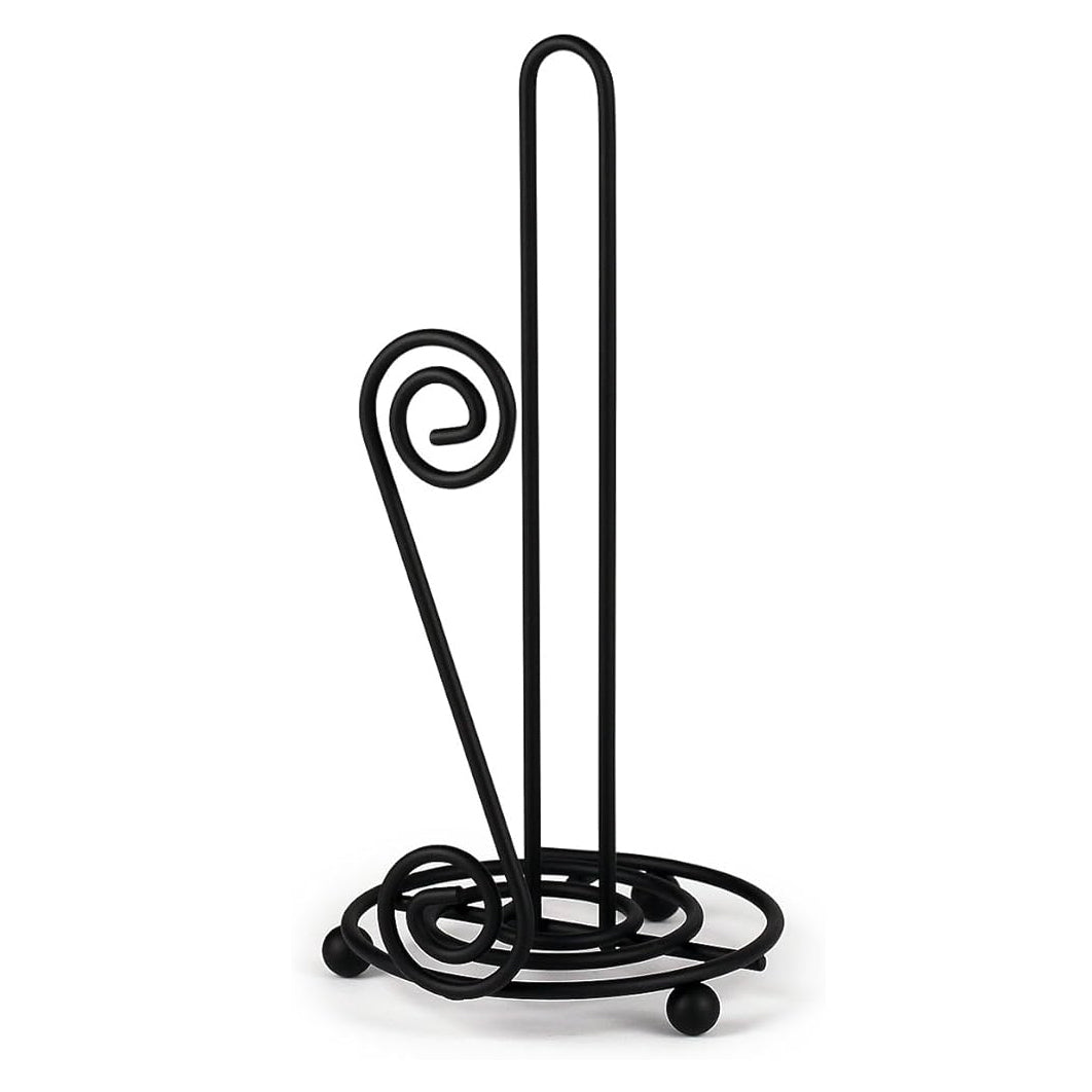 InterDesign Pantryware Spectrum Scroll Paper Towel Holder - Black