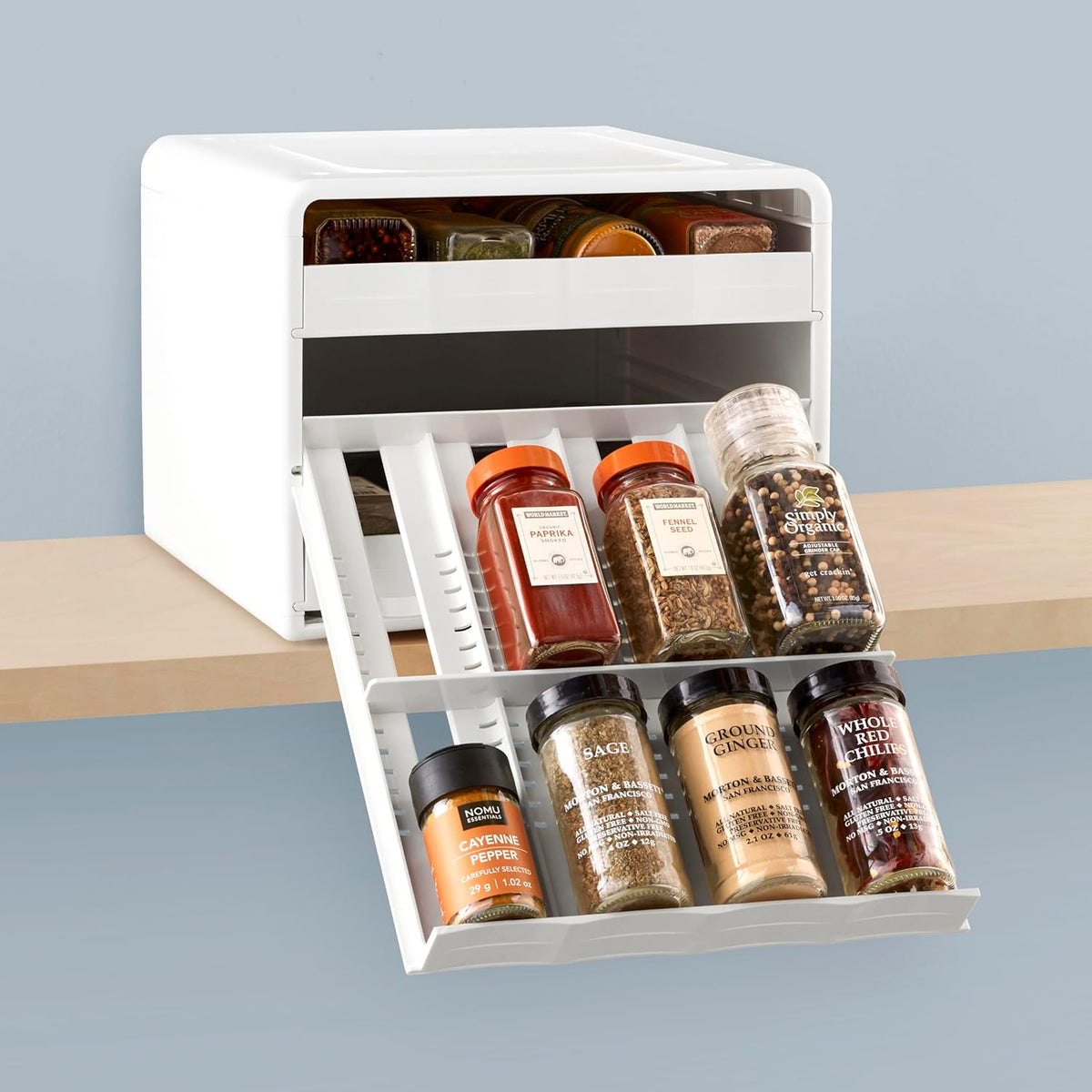 YOUCOPIA Pantryware YouCopia ShelfSteps Adjustable Spice Organizer