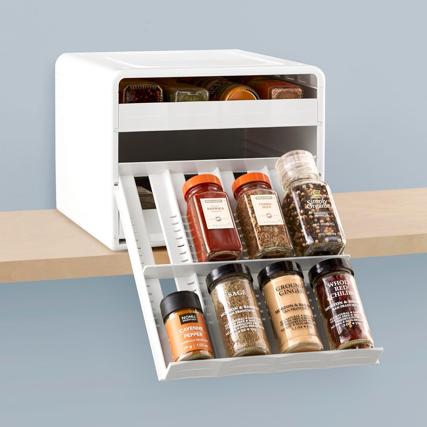 YOUCOPIA Pantryware YouCopia ShelfSteps Adjustable Spice Organizer