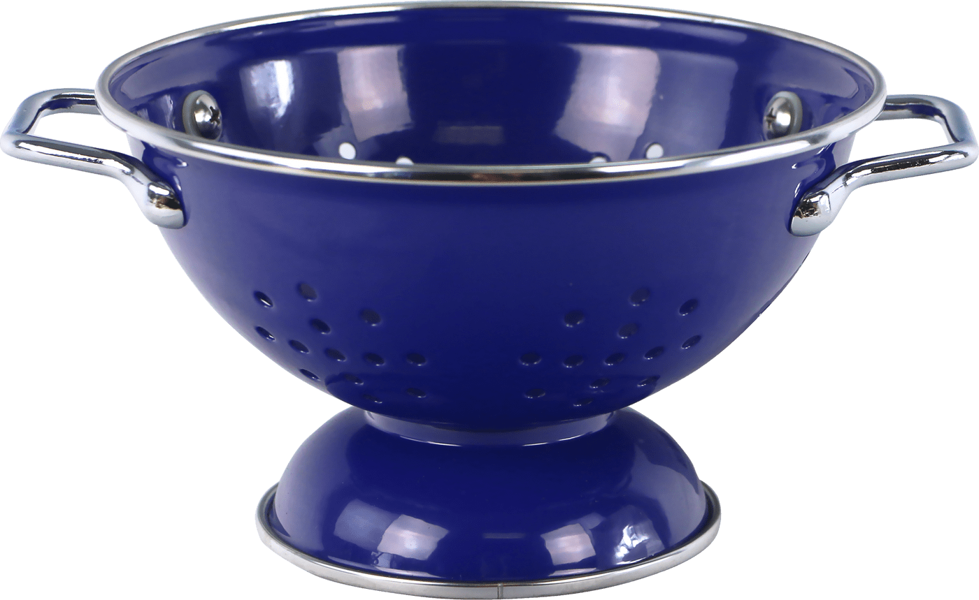 Reston Lloyd Strainer Reston Lloyd Enamel Coated 1 Qt Colander - Indigo