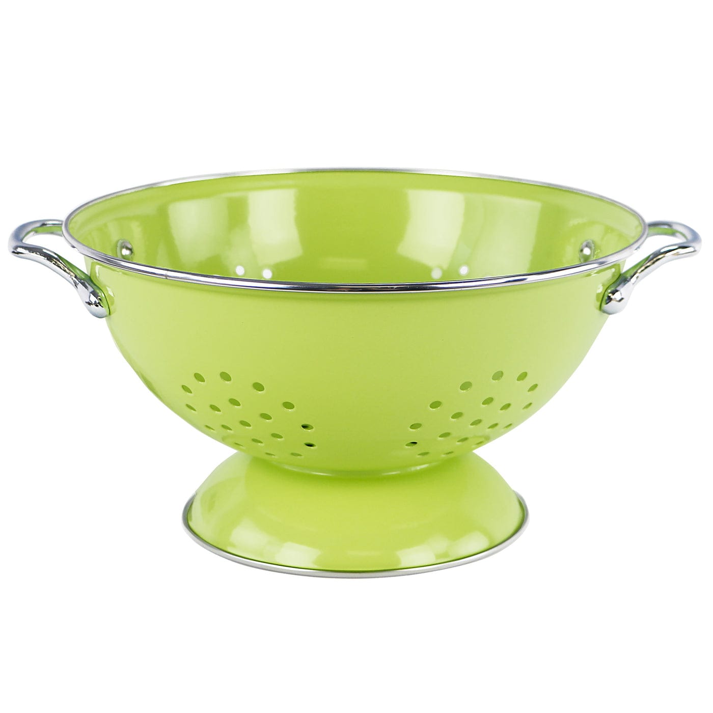 Reston Lloyd Strainer Reston Lloyd Enamel Coated 3 Qt Colander - Lime