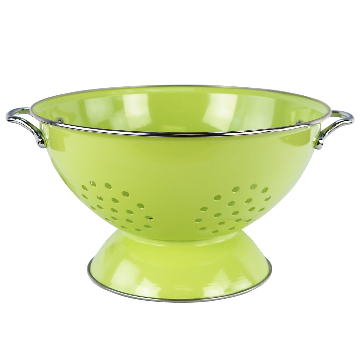 Reston Lloyd Strainer Reston Lloyd Enamel Coated 5 Qt Colander - Lime