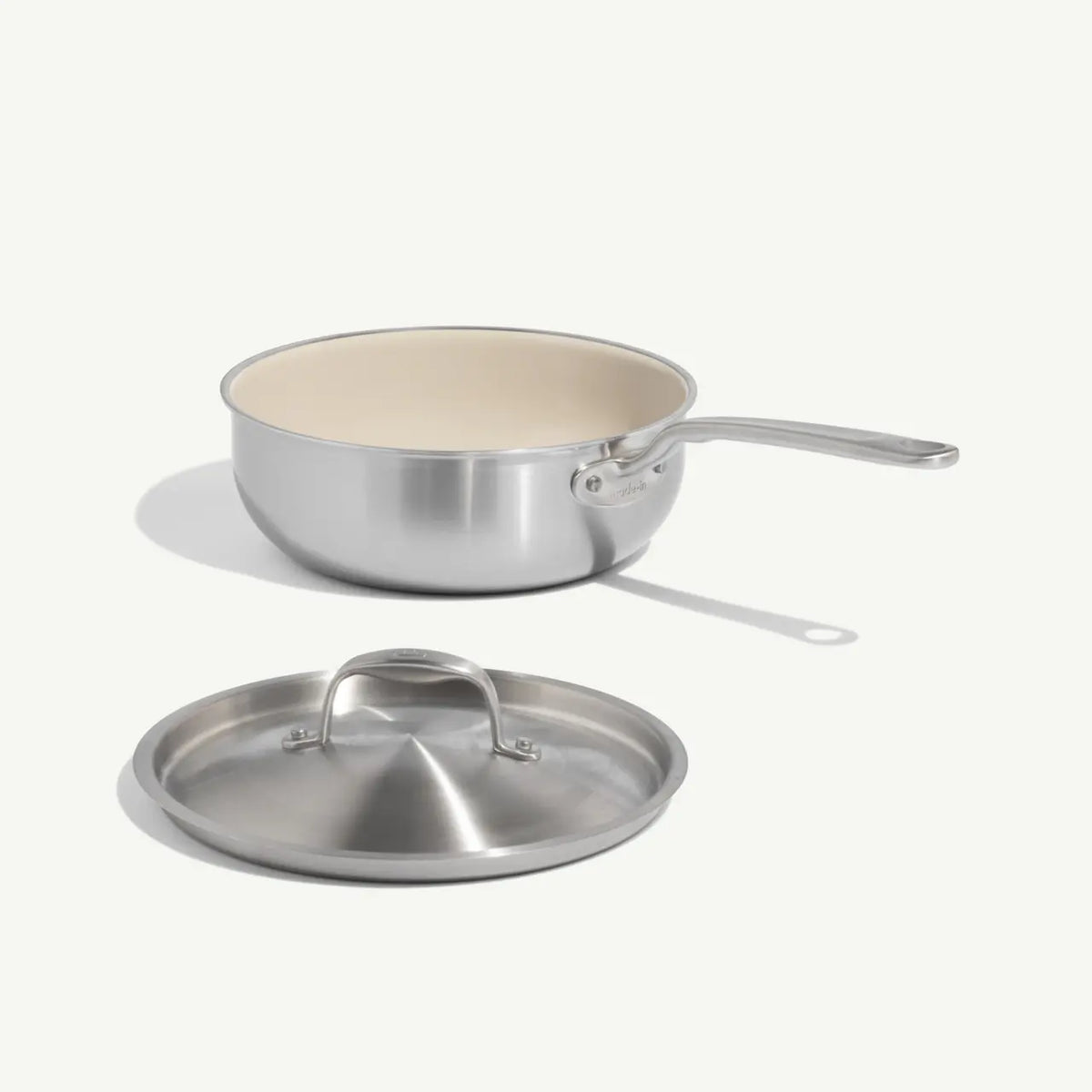 Made in Cookware Sauce & Saute Pans Made in Cookware 3 qt CeramiClad Saucier