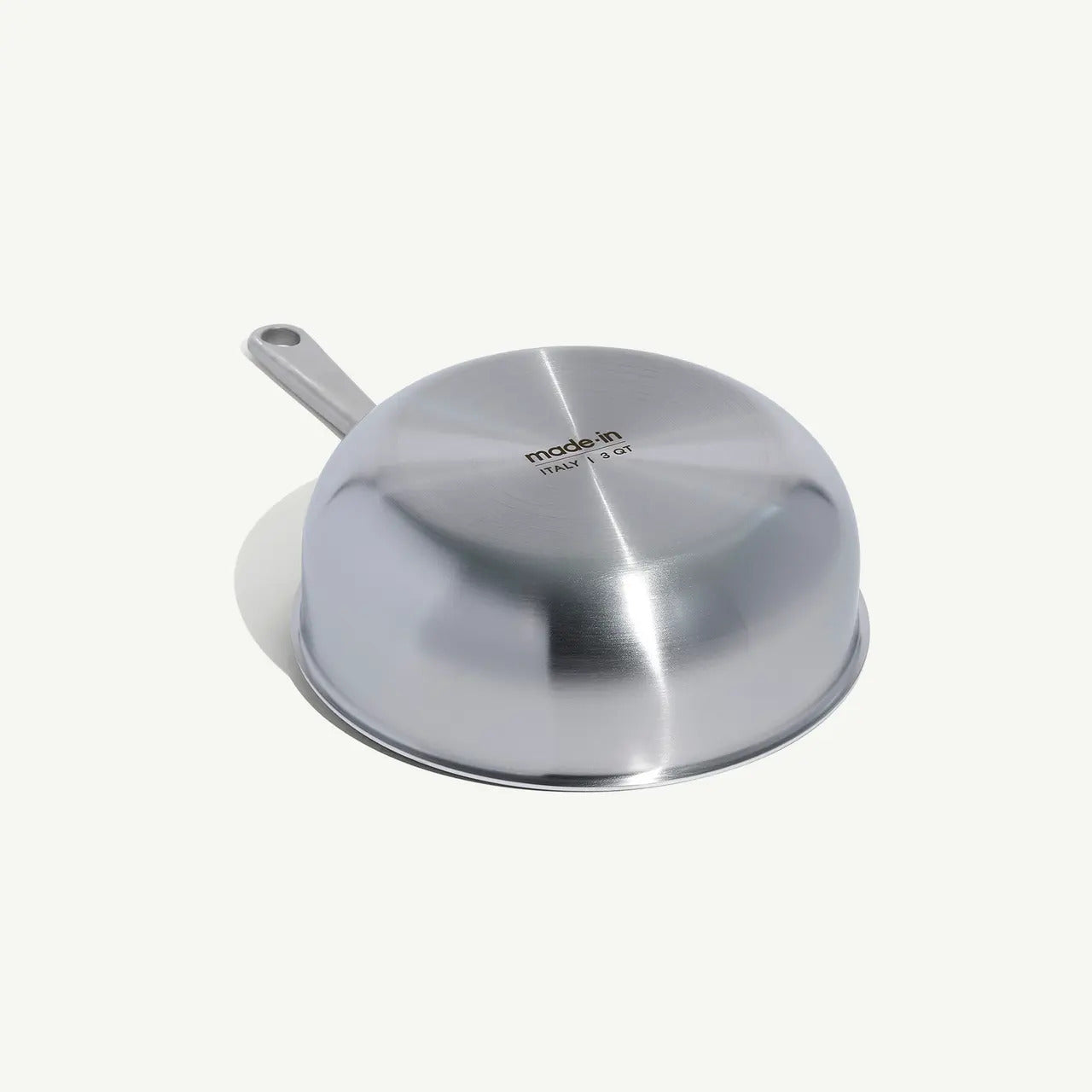Made in Cookware Sauce & Saute Pans MADE IN Cookware 3 QT Stainless Clad Saucier with Lid