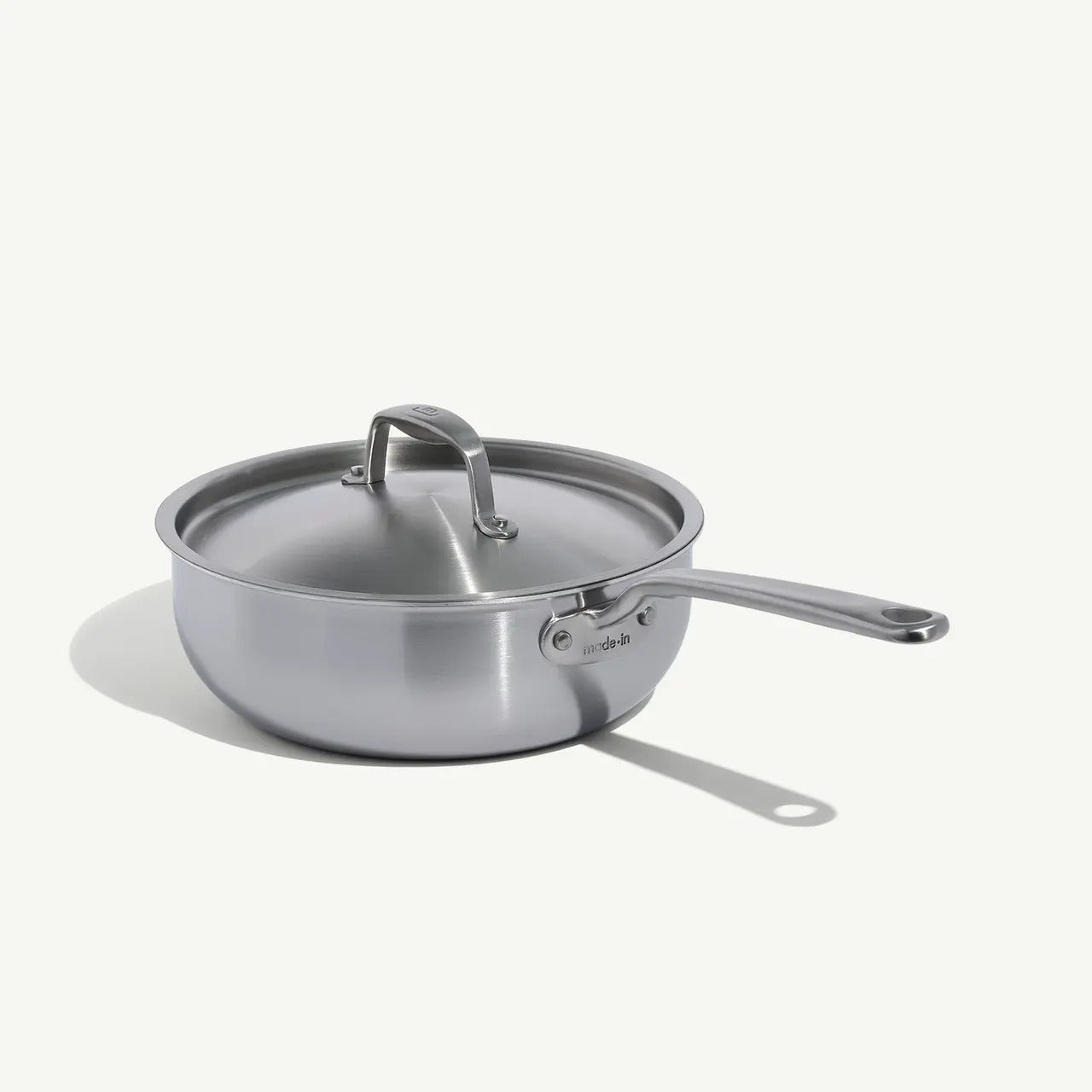 Made in Cookware Sauce & Saute Pans MADE IN Cookware 3 QT Stainless Clad Saucier with Lid