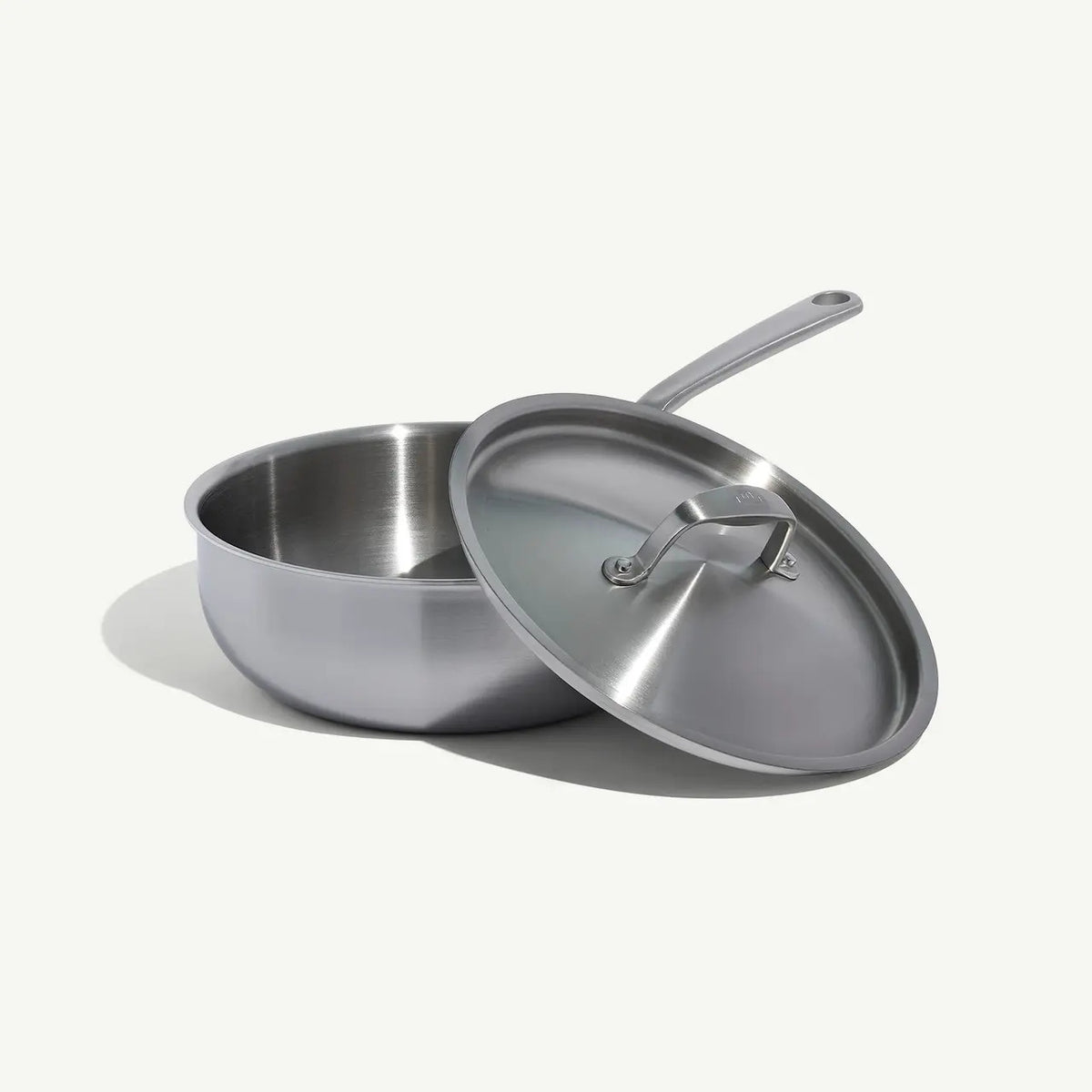 Made in Cookware Sauce & Saute Pans MADE IN Cookware 3 QT Stainless Clad Saucier with Lid
