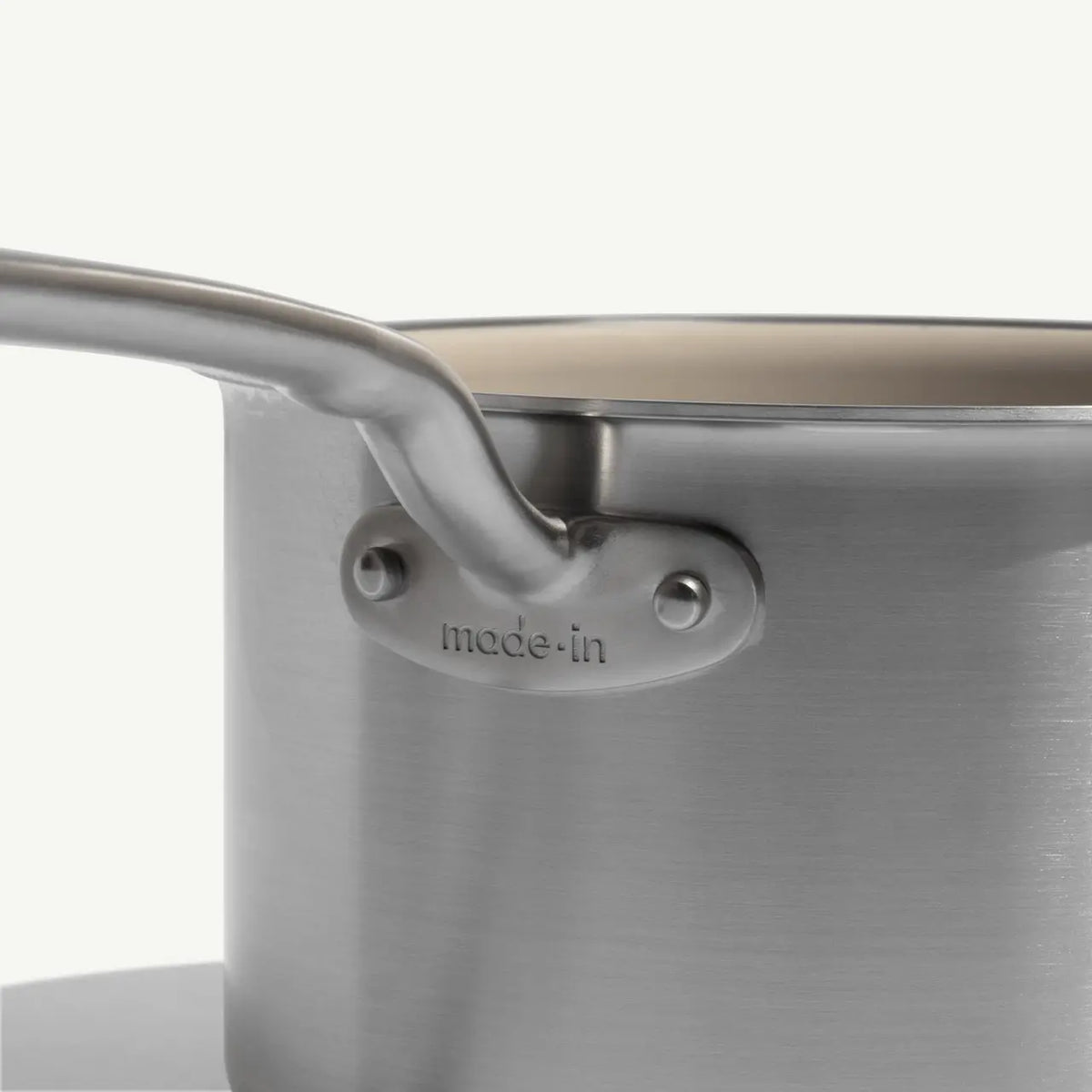 Made in Cookware Sauce & Saute Pans Made in Cookware 4 qt CeramiClad Sauce Pan