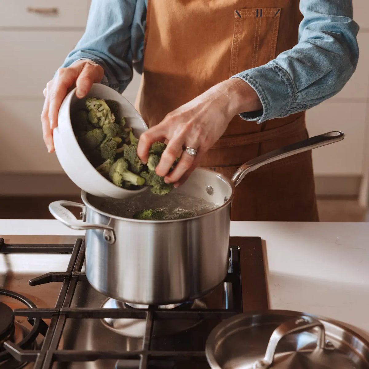 Made in Cookware Sauce & Saute Pans Made in Cookware 4 qt CeramiClad Sauce Pan