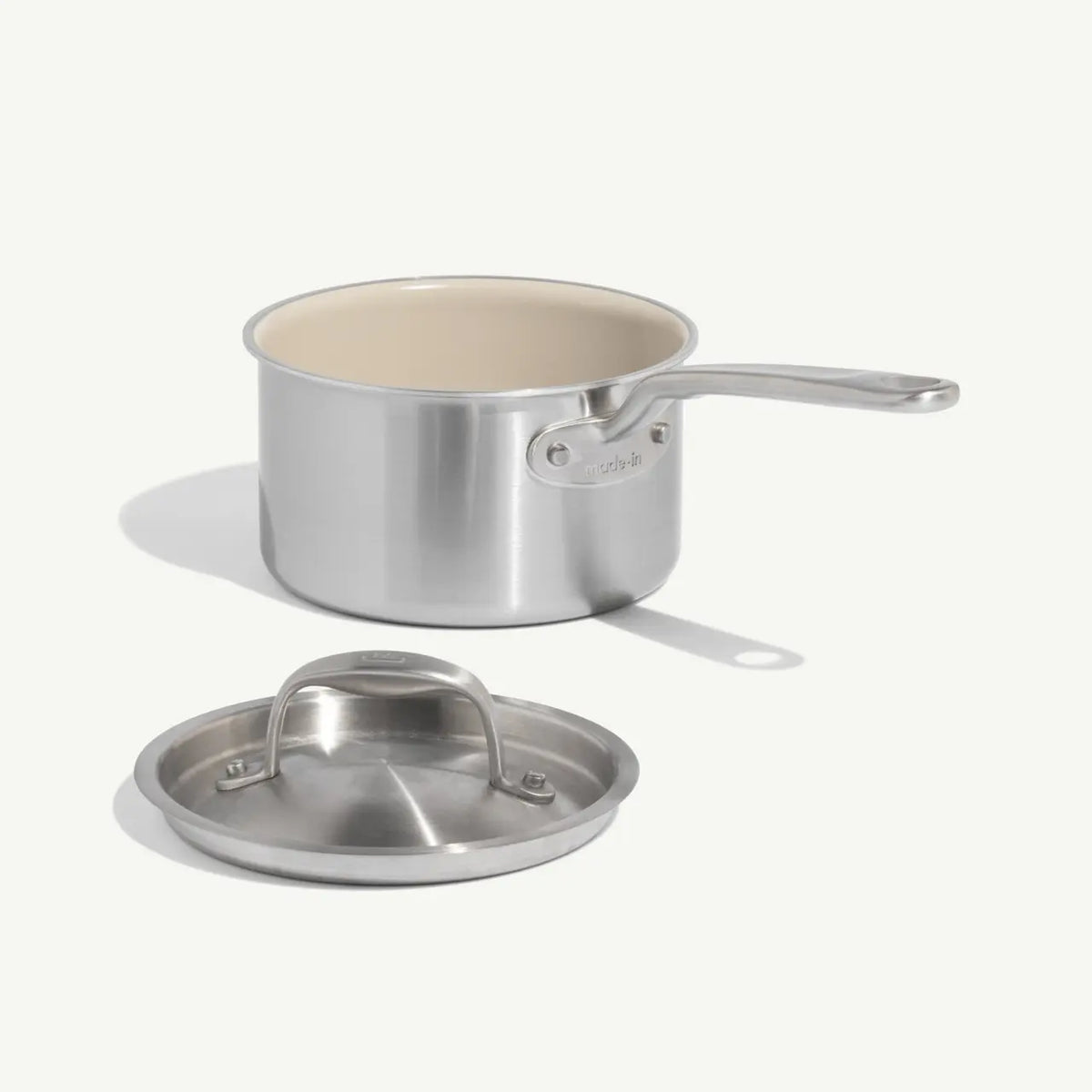 Made in Cookware Sauce & Saute Pans Made in Cookware 4 qt CeramiClad Sauce Pan