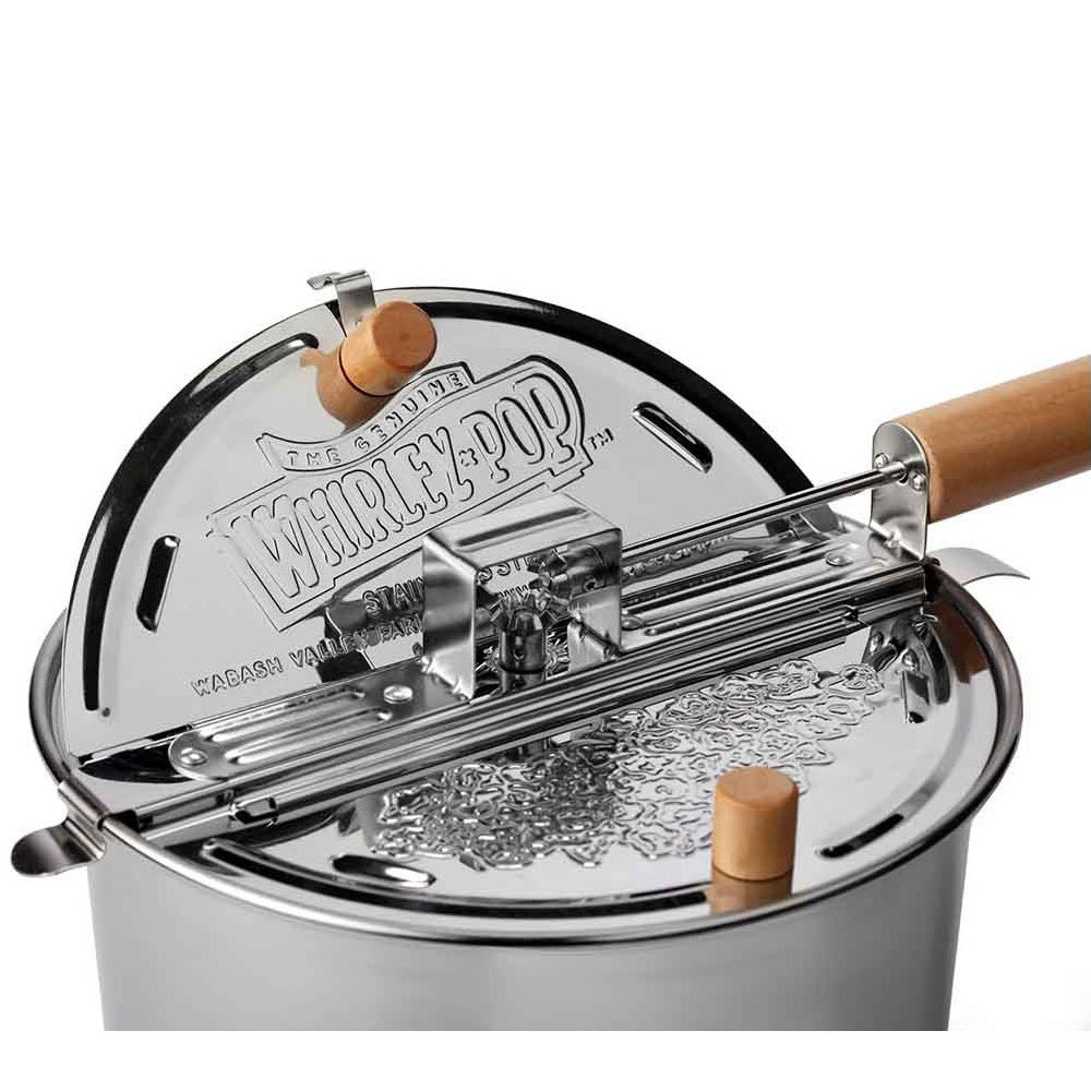 Reading China & Glass Specialty Cookware Whirley Pop Stainless Steel Popcorn Popper