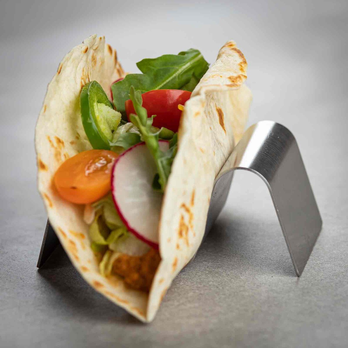 Reading China & Glass Specialty Tools Taco Taxi Stainless Steel Server