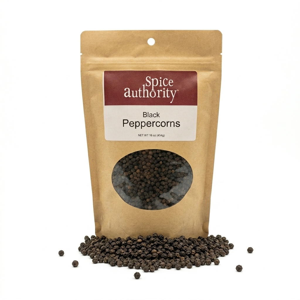 Spice Authority Spices & Seasonings The Spice Authority Whole Black Peppercorns 10 oz