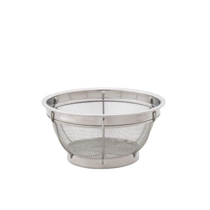 Harold Import Strainer 8" Stainless Steel Reinforced Colander