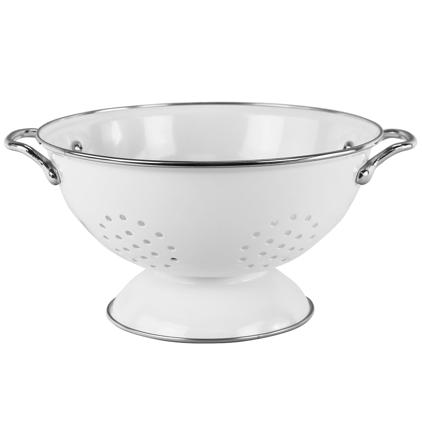 Reston Lloyd Strainer Reston Lloyd Enamel Coated 1 Qt Colander - White
