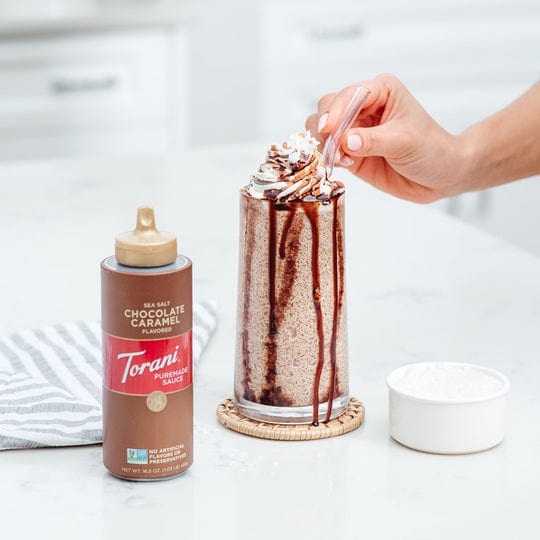 Torani Syrups Torani Puremade Sea Salt Chocolate Caramel Sauce 16.5 oz