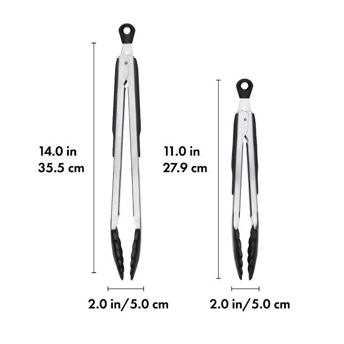 OXO Tongs OXO 2-Piece Tongs with Nylon Heads Set