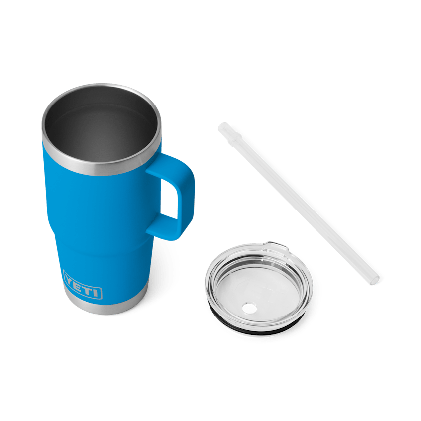 YETI YETI Rambler 25 oz Mug with Straw Lid - Big Wave Blue