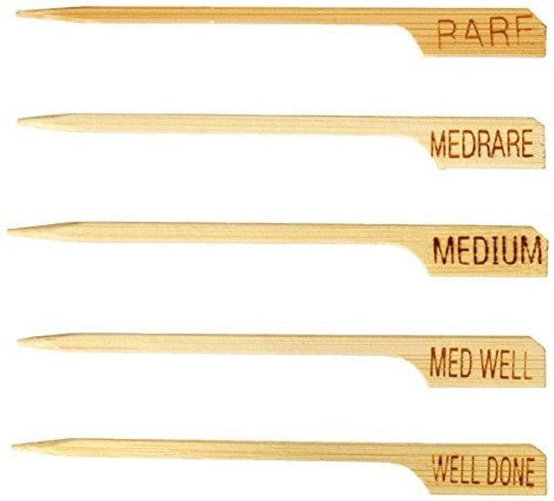 Tablecraft 3.5&quot; Bamboo Steak Markers - Pack of 130