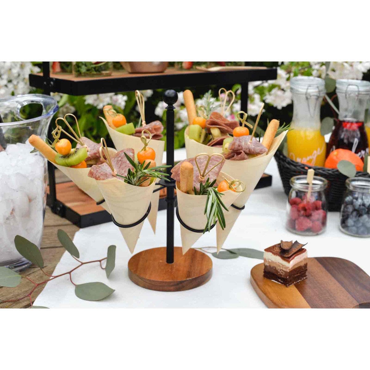 Tablecraft 4.5&quot; Knotted Bamboo Picks - Pack Of 100