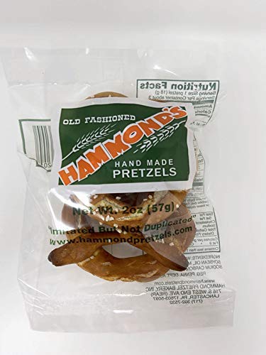 Hammond&#39;s Pretzels Salted 2 oz