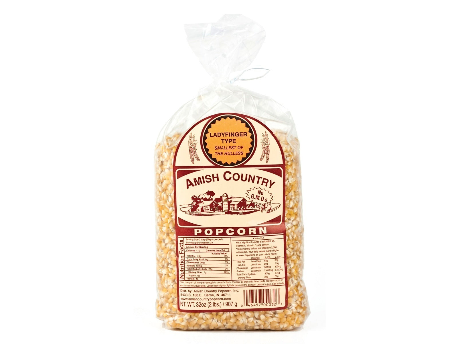 Amish Country Popcorn Ladyfinger 2 lb