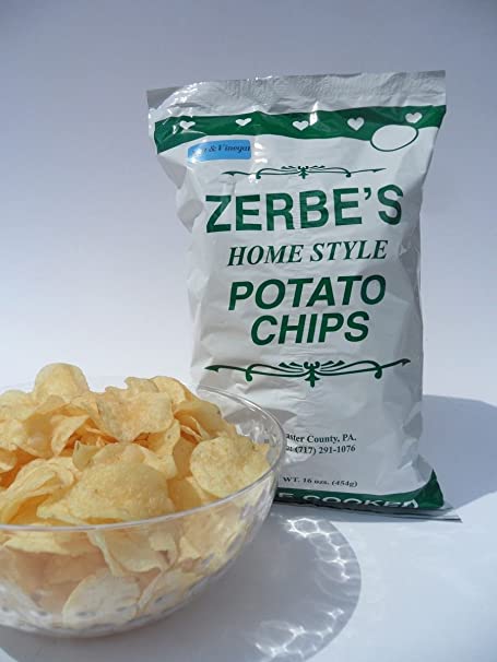 Hammond's Pretzel Zerbe's Potato Chips 9 oz (specify regular or dark)