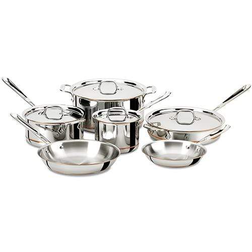 All-Clad Cookware Sets All-Clad Copper Core 10 Piece Cookware Set