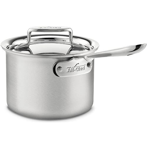 All-Clad Saucepan All-Clad d5 Brushed Stainless Steel 2 qt. Saucepan