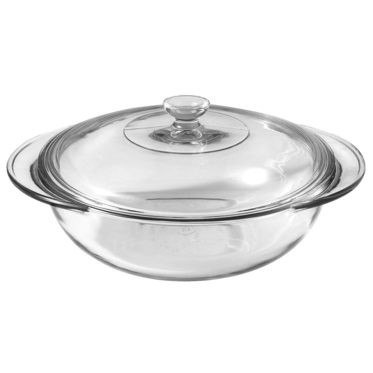 Anchor Hocking Oven Basics Casserole Dish Anchor Hocking Oven Basics 2 Qt Round Covered Casserole Dish