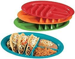 Arrow Dinnerware Fiesta Taco Plate